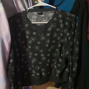 Art class target brand cropped sweatshirt